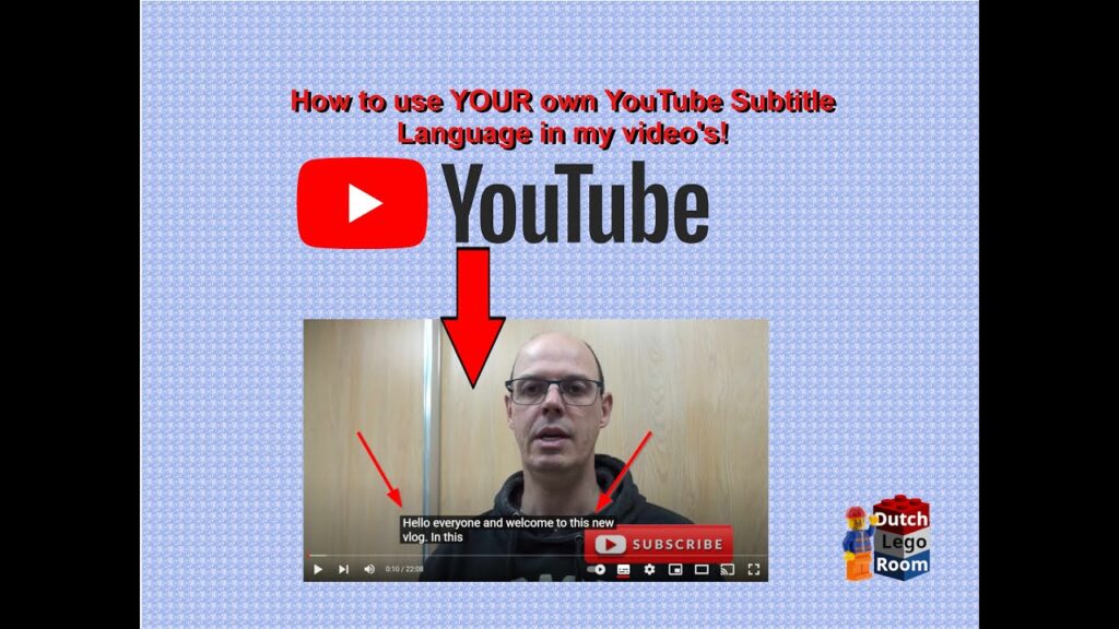How to use YOUR Own YouTube Language Subtitles in my video's