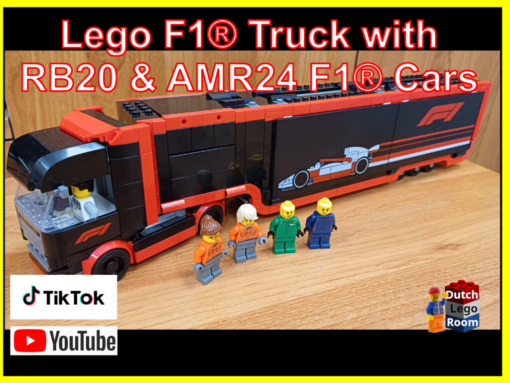 Lego, Lego City, Lego Room, Lego Train, Lego Treinen, Lego Kamer, Lego Tour, Lego mocs, Lego home made, Lego Harry Potter, Lego IDeas, Lego City Room, Powerfunction, Lego Hub, Hub, Lego tutorial, lego, lego room, lego kamer, Lego 60445, 60445, F1 Truck with RB20 & AMR24 F1 Cars, F1 truck met RB20 en AMR24 F1 auto's, F1, Lego F1, lego city, lego city room, Lego tour, Lights